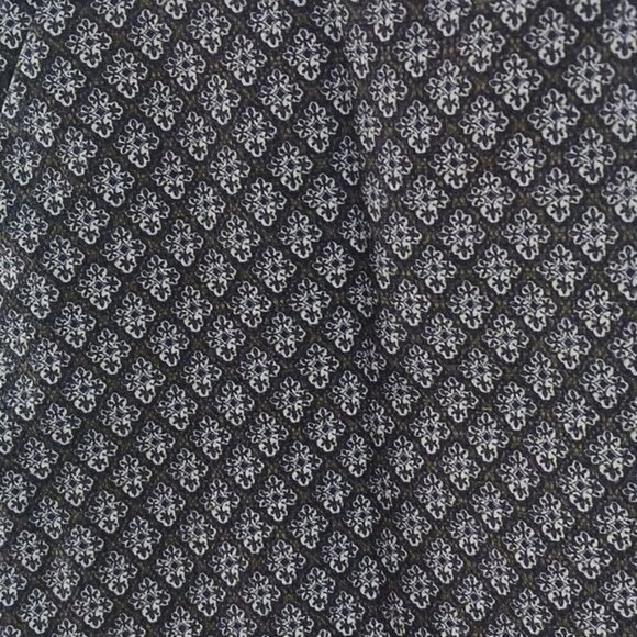 Ann Taylor Womens Size 6 Navy White Geometric Print Skirt Pockets Career Work - Picture 3 of 7